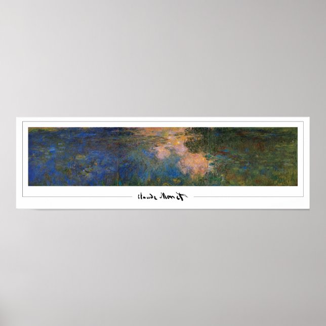 Claude Monet Zedign Art Poster #334 (Vorne)