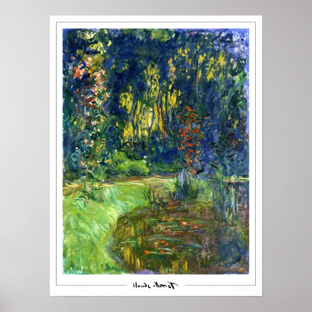 Claude Monet Zedign Art Poster #398 (Vorne)
