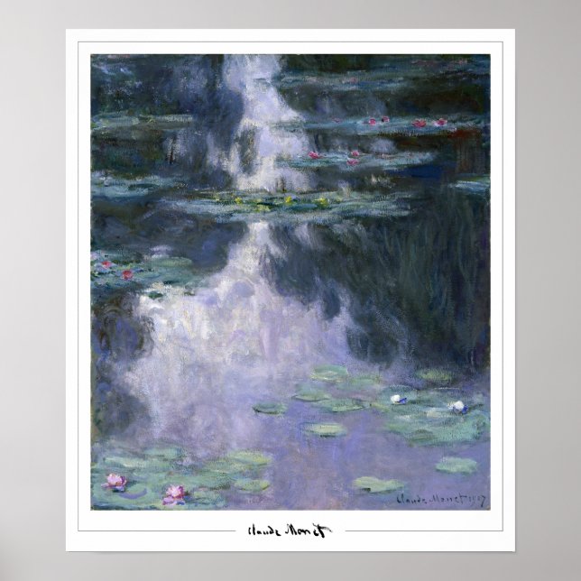 Claude Monet Zedign Art Poster #4 (Vorne)