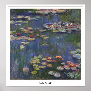 Claude Monet Zedign Art Poster #40-2
