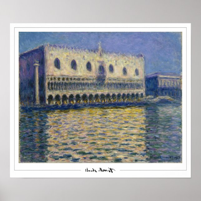 Claude Monet Zedign Art Poster #43-2 (Vorne)