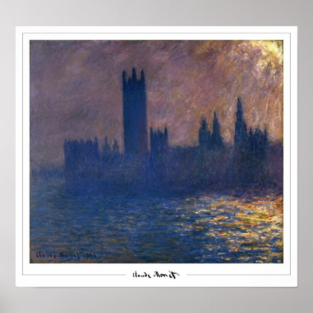 Claude Monet Zedign Art Poster #57 (Vorne)
