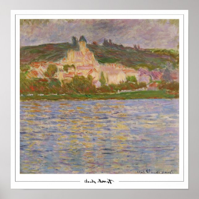 Claude Monet Zedign Art Poster #6-2 (Vorne)