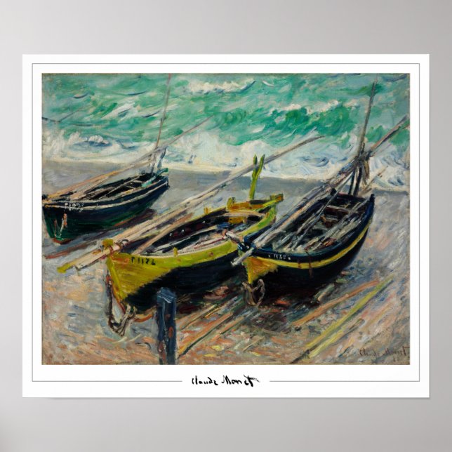 Claude Monet Zedign Art Poster #8 (Vorne)