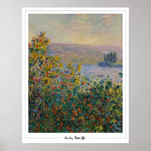 Claude Monet Zedign Art Poster #8-2 (Vorne)