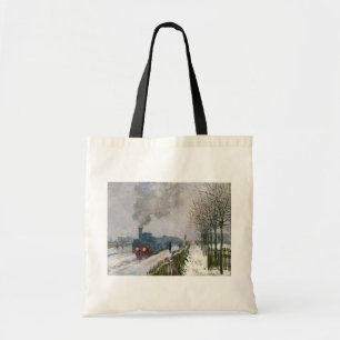 Claude Monet - Zug im Schnee / Die Lokomotive Tragetasche
