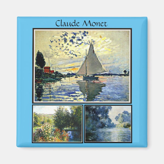 Claude Monets berühmte Bilder Magnet (Vorne)