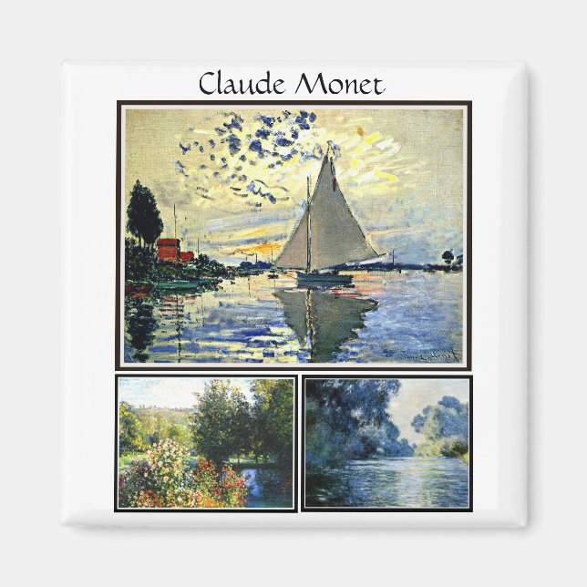 Claude Monets berühmte Bilder Magnet (Vorne)