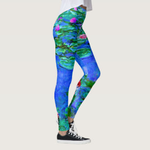 Claude Monets berühmtes Gemälde, Water-Lilies, r Leggings