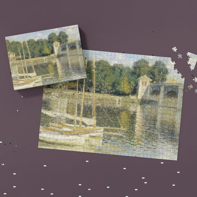 Claude Monets Die Argenteuil-Brücke (1874) (Von Creator hochgeladen)