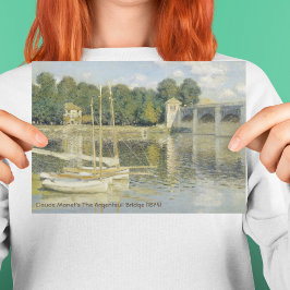 Claude Monets Die Argenteuil-Brücke (1874) Dankeskarte