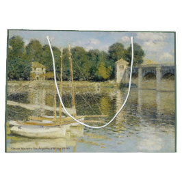 Claude Monets Die Argenteuil-Brücke (1874) Große Geschenktüte