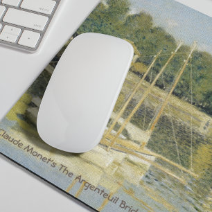 Claude Monets Die Argenteuil-Brücke (1874) Mousepad