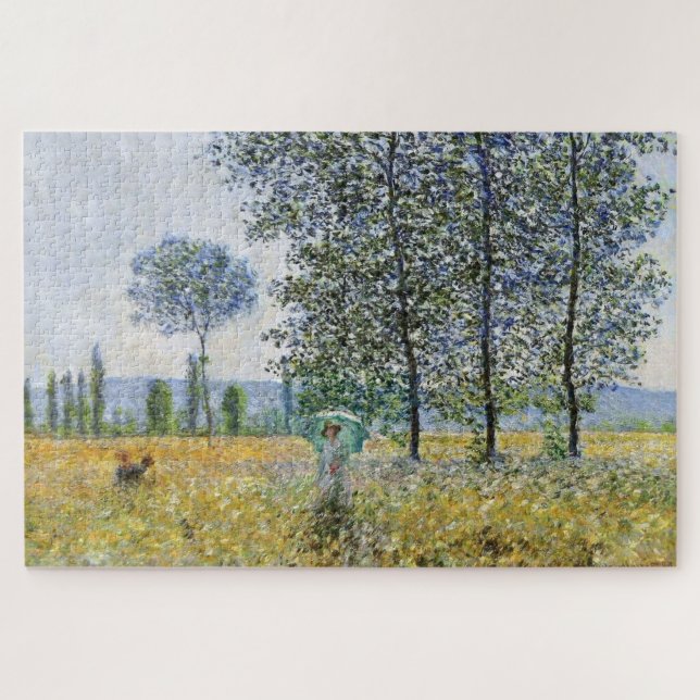 Claude Monets Felder im Frühling (Horizontal)