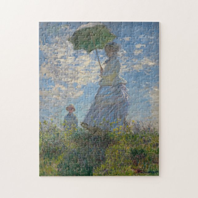 Claude Monets Frau mit Sonnenschirm (Der Spazierga (Vertikal)
