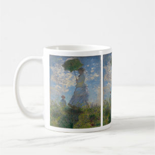 Claude Monets Frau mit Sonnenschirm (Der Spazierga Kaffeetasse