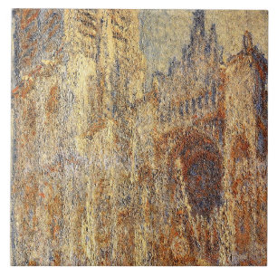 Claude Monets Gemälde, die Kathedrale Rouen in Noo Fliese