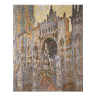Claude Monets Gemälde, Rouen Cathedral 02, Poster