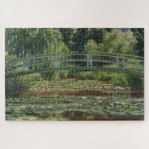 Claude Monets Japanische Brücke und Seerosenteich