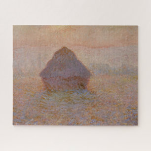 Claude Monets Kornfeld, Sonne im Nebel (1891)