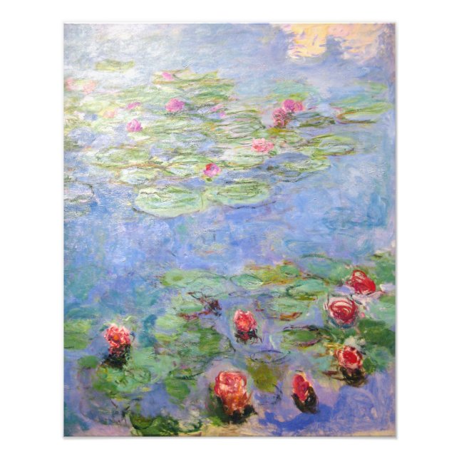 Claude Monets Lilies Fotodruck (Vorne)