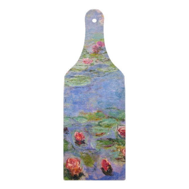 Claude Monets Lilies Schneidebrett (Vorderseite)