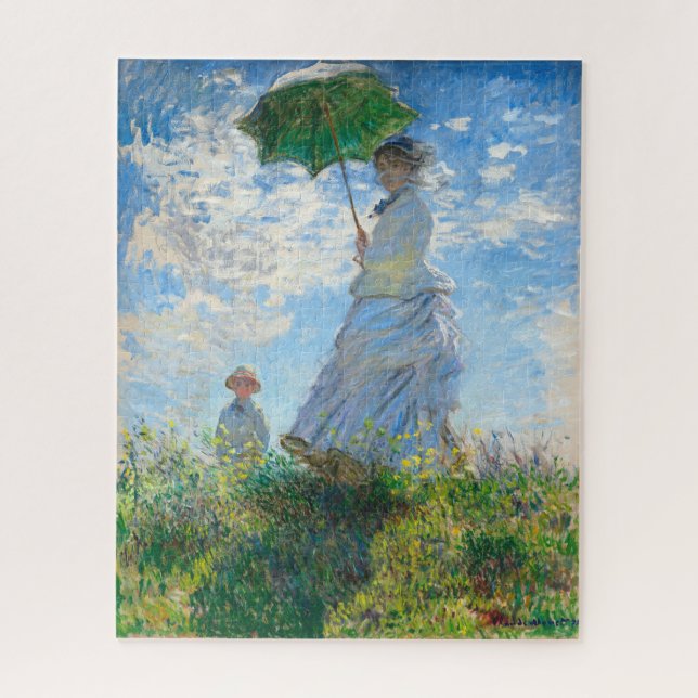 Claude Monets Madame Monet und ihr Sohn (Vertikal)