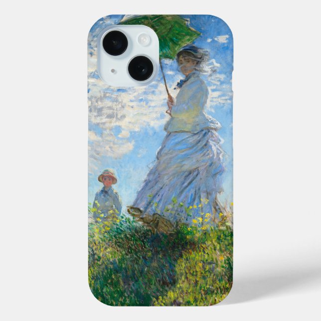 Claude Monets Madame Monet und ihr Sohn Case-Mate iPhone Hülle (Rückseite)