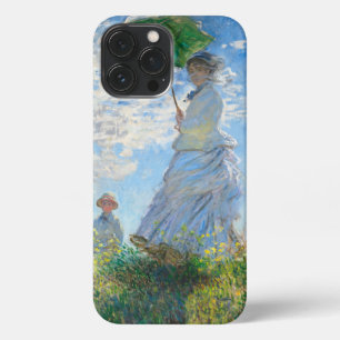 Claude Monets Madame Monet und ihr Sohn iPhone 13 Pro Max Hülle