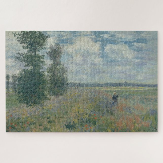 Claude Monets Mohnfelder bei Argenteuil (1875) (Horizontal)