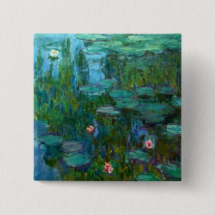 Claude Monets Nymphéas Button