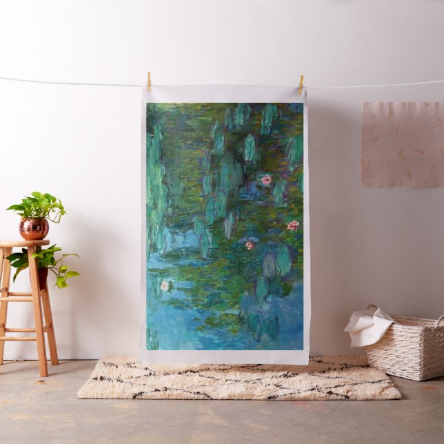 Claude Monets Nymphéas Stoff (Beispiel)