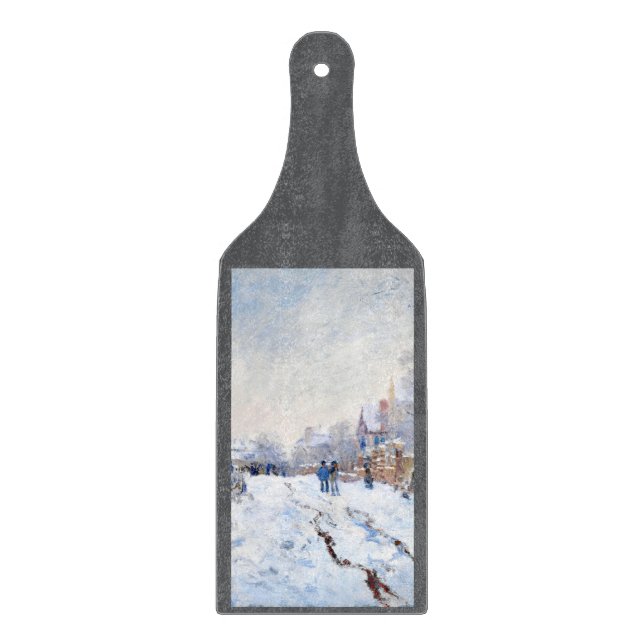 Claude Monets Schnee in Argentinien Schneidebrett (Vorderseite)