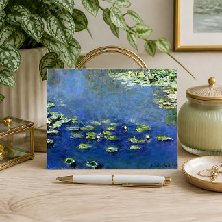 Claude Monets Seerosen Postkarte
