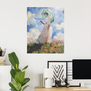 Claude Monets Suzanne Hoschedé (1886) Poster