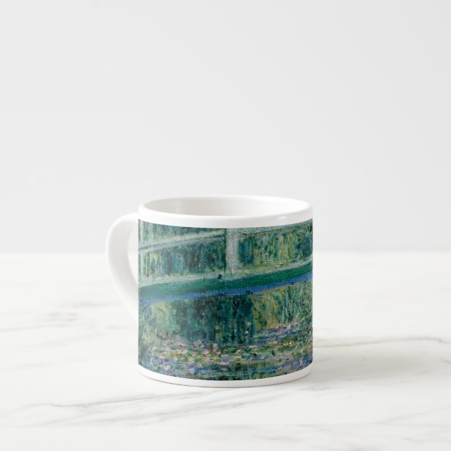 Claude Monets Water Lilies und Japanische Brücke Espressotasse (Vorderseite Links)