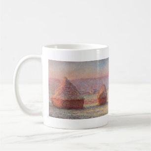 Claude Monets weißer Frostaufgang (Hystacks) Kaffeetasse