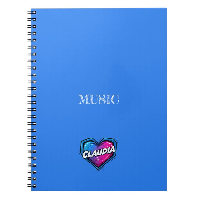 Claudia Blue Notizblock (Vorderseite)