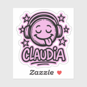 Claudia Doodle Emoji 3 Aufkleber
