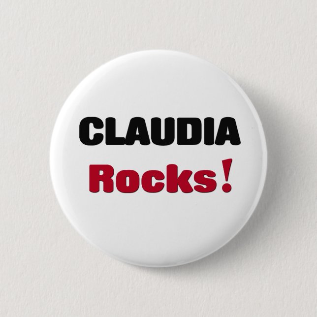 Claudia-Felsen Button (Vorderseite)