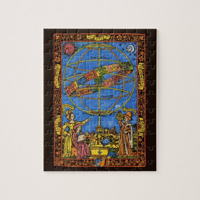 Claudius Ptolemäus Astronom, Vintage-Himmels- (Vertikal)