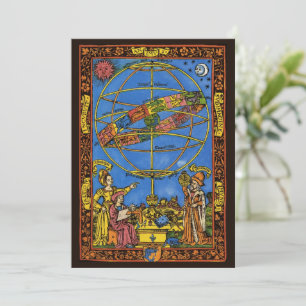Claudius Ptolemäus Astronom, Vintage-Himmelsbild 