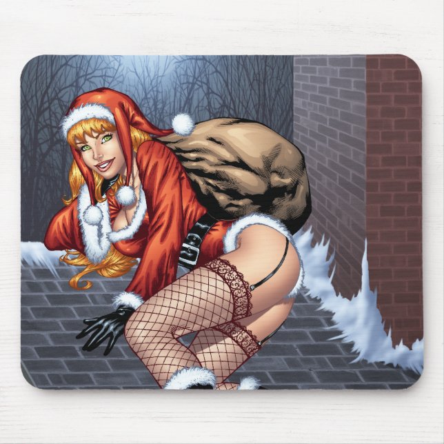 Claus auf der Dachterrasse anwesend Mousepad (Vorne)