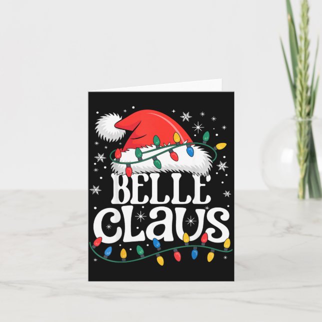 Claus Funny Xmas Christmas Grandma Holiday Style  Karte (Vorderseite)
