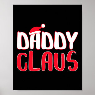 Claus Matching Weihnachts-Shirt Poster