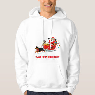 Claus-trophische Krise: Santas wilde Geschenkerund Hoodie