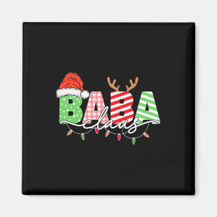 Claus Weihnachtslichter Santa Hut Familie passend Magnet