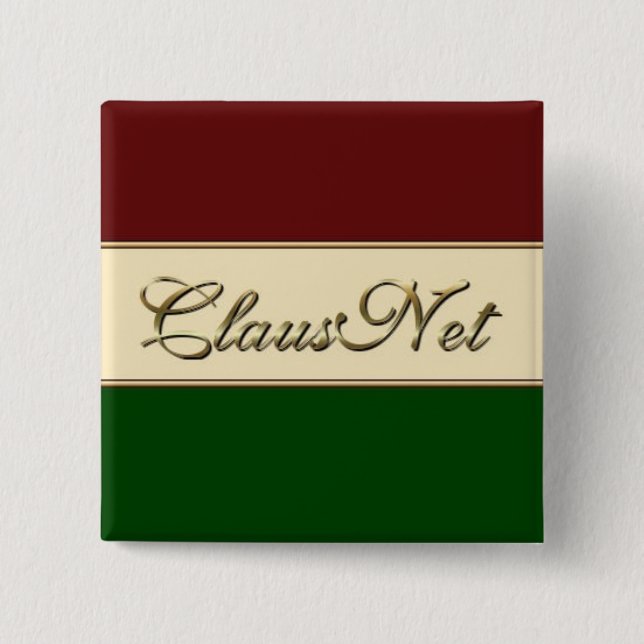 ClausNet Mitglied Button (Vorderseite)