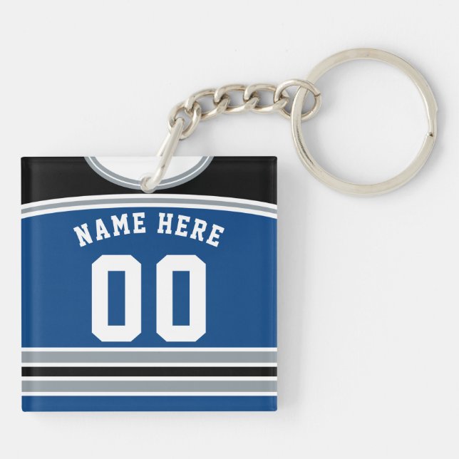 Clavier de Jersey de hockey personnalisable, cross (Dos)