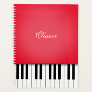 Clavier de musique de piano bleu Customisé